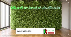 بهترین مکان برای اجرای دیوار سبز (گرین وال) 8 Read more about the article بهترین مکان برای اجرای دیوار سبز (گرین وال)