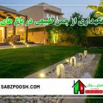 راهنمای نگهداری از چمن طبیعی در باغ های مسکونی